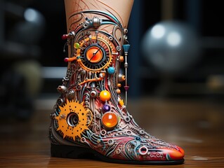 Steampunk beautiful boots