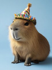 Capybara Birthday Portrait (1)