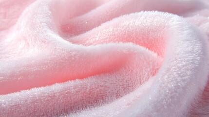 Fototapeta premium Soft, pink plush fabric texture