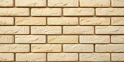 Obraz premium Highresolution image of a beige brick wall texture background showing detailed craftsmanship and intricate brickwork patterns