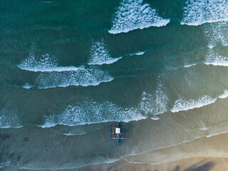 Tropical sandy beaches in South East Asia, Palawan.