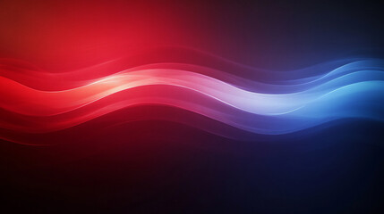 Fototapeta premium Soft Red and Blue Waves Blend Seamlessly in This Gentle Abstract Light Background Design