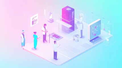 An AI powered system improving healthcare diagnoses by analyzing patient data, AI-assisted symptom recognition, and real-time diagnostic suggestions for faster and more accurate results
