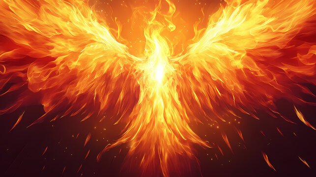 Flame of illumination perspective., pentecost a christian holiday, the descent of the holy spirit. celestial flame wings. illustration. Heavenly Illumination. Illustration