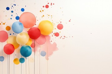 vibrant festival fireworks watercolor