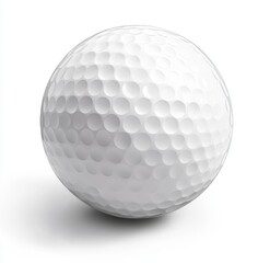 Golf ball on white background (2)