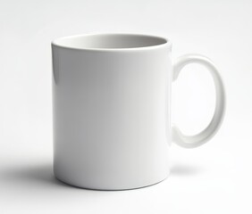 Obraz premium Empty White Mug on White Background (1)