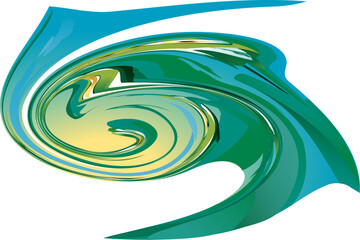 Abstract swirl design with vibrant colors (1)