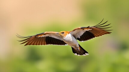 Obraz premium Eurasian Hoopoe in Flight - High-Resolution Dynamic Bird Photo with Vivid Colors