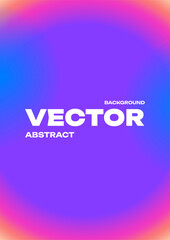Radial Gradient Abstract Background with Neon Glow