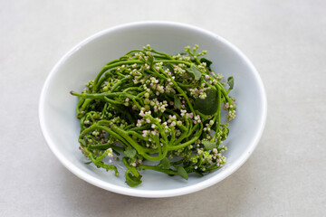Fresh Flower of Ceylon Spinach or, Malabar Nightshade