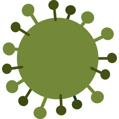 pm 2.5 dust Illustration flat style