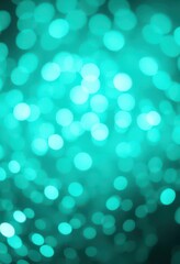 Shimmering aqua turquoise and teal green bokeh glitter background, shine, green