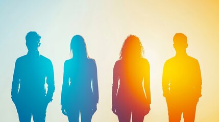 Silhouettes: Networking Team 