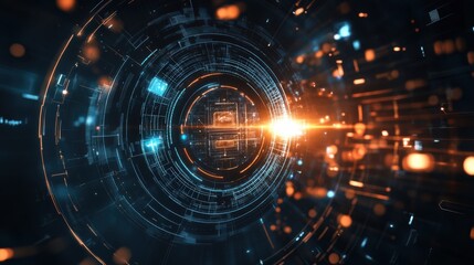 Obraz premium An AI powered system optimizing fraud detection by analyzing transaction data, AI-assisted anomaly detection, and real-time monitoring for secure financial transactions