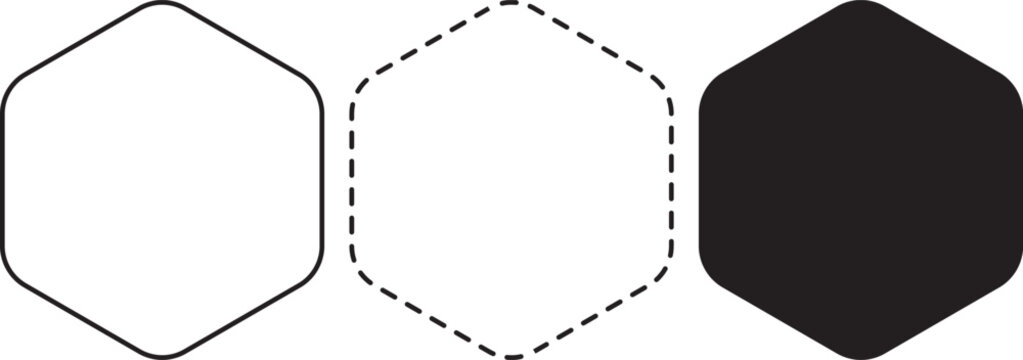 round hexagolal frame