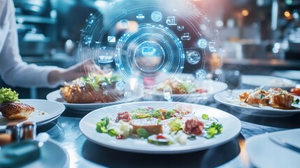 An AI powered system optimizing restaurant operations by analyzing customer preferences, AI-assisted menu recommendations, and real-time service monitoring for more efficient dining experiences