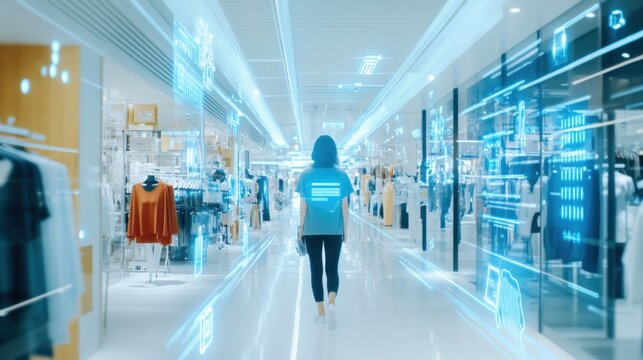 An AI powered system optimizing retail customer experience by analyzing shopping habits, AI-assisted personalized recommendations, and real-time service tracking for better in-store interactions
