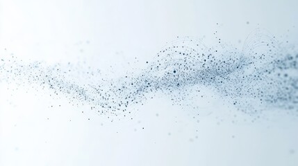 Obraz premium Abstract Digital Particle Flow