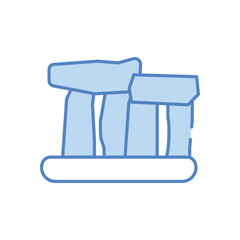Stonehenge vector icon stock illustration