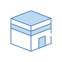 Mecca  vector icon stock illustration