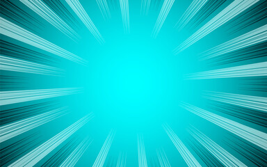 Comic Zoom Line Background Vector Illustration