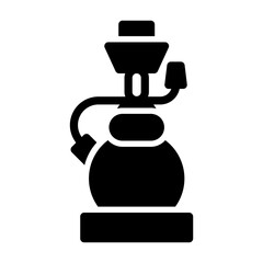 Obraz premium shisha Solid icon