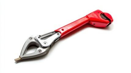 Obraz premium A robotic arm in a construction automation lab, assembling concrete formwork for large-scale building projects with high precision, Construction-tech style