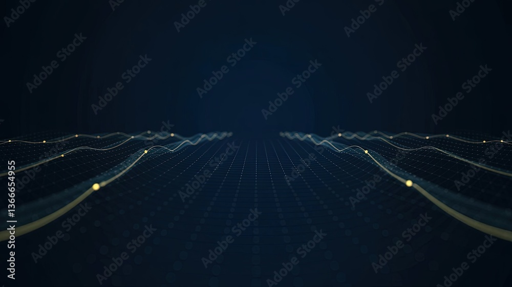Poster digital data pathways: dynamic visualization of intricate digital pathways. the interplay of light a