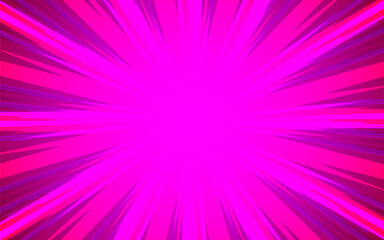 Comic book and manga speed lines on Background. Vector illustration