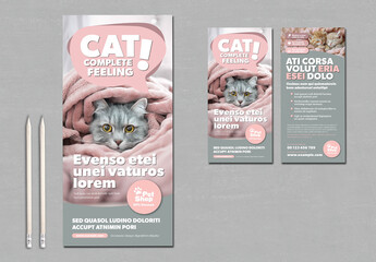 Cat Lovers or other Pets DL Flyer Design