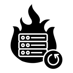 Disaster Recovery icon glyph