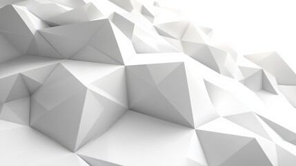 Naklejka premium Abstract Geometric Polygonal Surface Design