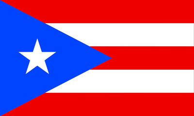 Flag of Puerto Rico displayed prominently against a vibrant background during a cultural celebration