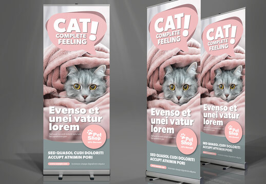 Roll-up Design Project for Cat Lovers or other Pets