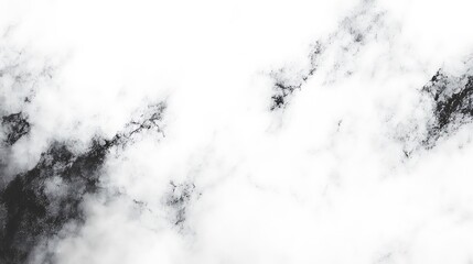 Black and white abstract swirls and clouds within a pale background