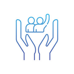 Refugee Right Vector icon