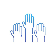 Fototapeta premium Democracy Vector icon