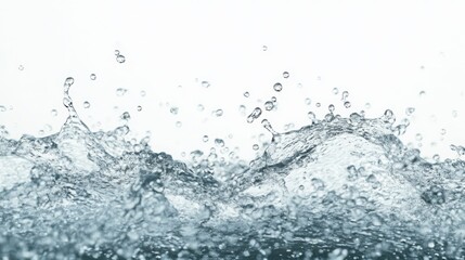 Water explosion effect caused by a falling droplet, super-dynamic and detailed.

