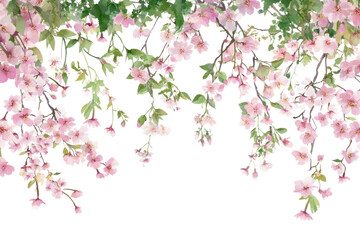PNG Cherry blossoms brunch flowers nature spring.