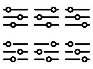 イコライザーアイコンセット