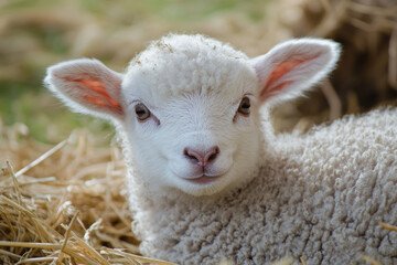 Obraz premium baby lamb 
