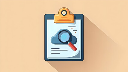 Cloud-Based Quality Inspection: Clipboard Magnifier Cloud