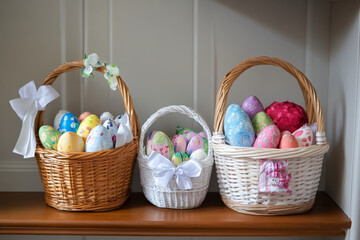 filled easter baskets 