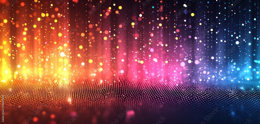 Wall mural colorful halftone dotted background with abstract vector gradients for creative projects
