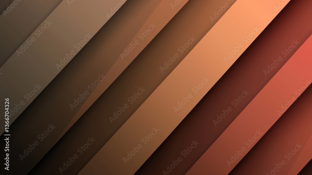 Wall mural cozy brown gradient linear background with subtle transitions for a warm and inviting design.