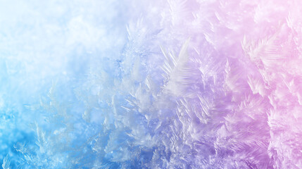 Fototapeta premium Abstract Pastel Frost Background Blue, Pink, and White Winter Texture