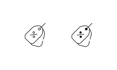 Sale Tag icons set vector stock illustration