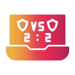 versus Gradient icon