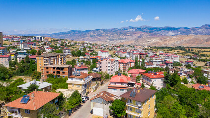 Obraz premium Aerial view of Koyulhisar district Sivas Turkey